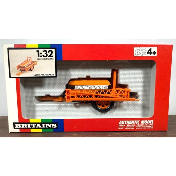 Britains SUPER-SPRAY TANKER Farm Implement #9537 Superspray Tractor Trailer 1:32 - Picture 1 of 9